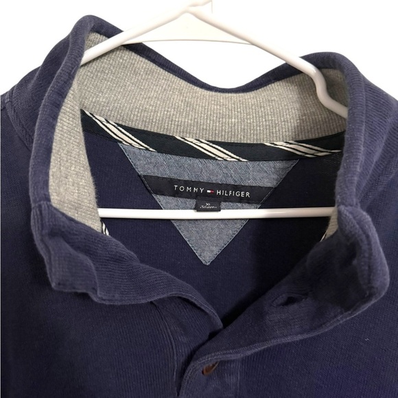 Vintage Tommy Hilfiger Button Pullover Sweater Y2K XL - Picture 3 of 4